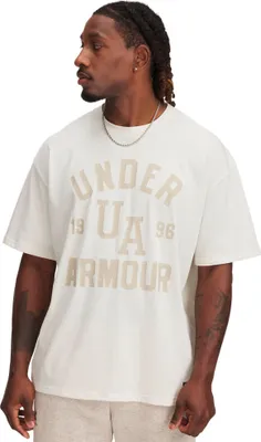 Produktbild von Under Armour Heavyweight Varsity Oversized Kurzarm-t-shirt Beige L Mann Beige L