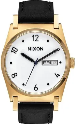Produktbild von Nixon A955 513 Jane Leather Gold Black Damenuhr