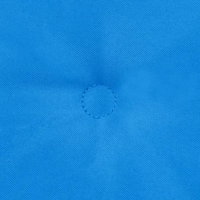 Image de vidaXL Coussin pour chaise de jardin 4 pcs. Bleu 100 x 50 x 3 cm