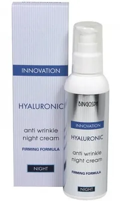 Zdjęcie produktu dla Hialuronowy krem przeciwzmarszczkowy na noc BINGOSPA