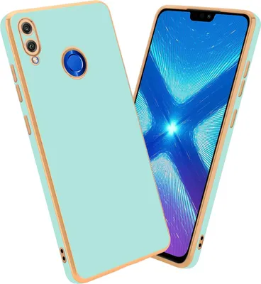 Produktbild von Cadorabo Schutzhülle für Honor 8X Hülle in Grün Handyhülle TPU Silikon Kameraschutz Etui Case