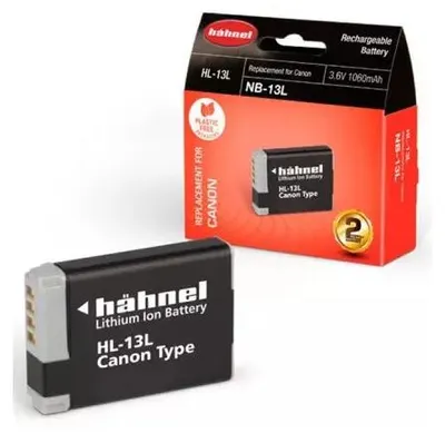 Image de Hahnel HL-13L, Canon, 1060 mAh, 3,6 V, lithium-ion (Li-ion)