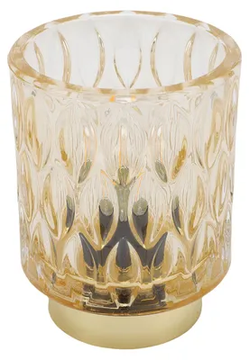 Image de Lampe à piles avec minuterie, ampoule LED, décoration de table sans fil en verre pour salon, table de chevet, décoration intérieure