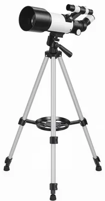 Produktbild von Outsunny Teleskop für Astronomie Anfänger Erwachsene 70mm Aperture Weiß