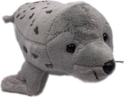 Immagine prodotto di Onwomania peluche peluche in tessuto animale foca foca puntinato grigio 25 cm