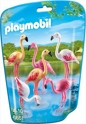 Produktbild von PLAYMOBIL 6651 - Flamingoschwarm