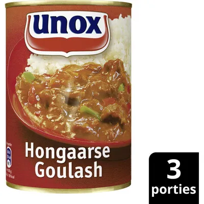Produktbild von Unox Ungarische Gulaschsuppe 420g – Herzhaft mit Rindfleisch & Paprika
