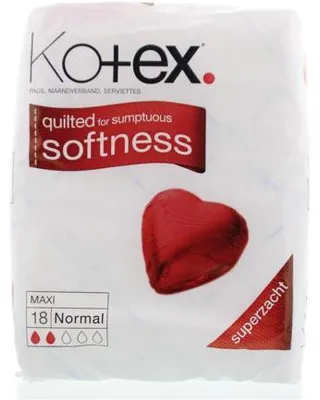 Produktbild von Kotex Maxi Damenbinden normal 18 Stück