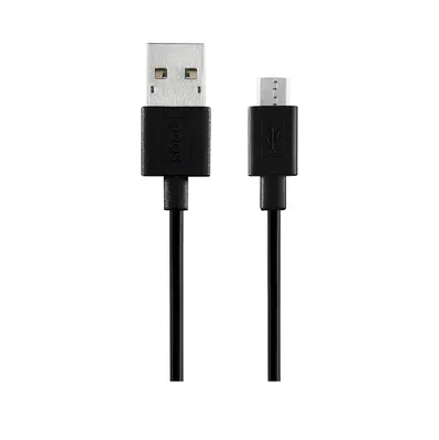 Obrázok produktu pre QDOS, Nabíjací a synchronizačný kábel Micro USB na USB 2.0 PowerShare 1 m, čierny