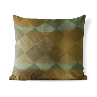 Obrázek produktu pro MuchoWow® Vnější polštář - Vzor - čtverec - zelený -45x45 cm- Odolnost proti povětrnostním vlivům - polštář do obývacího pokoje