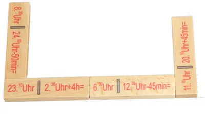 Produktbild von Ebert 615279 Rechendomino Zeit