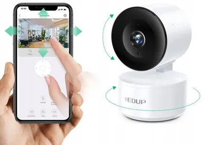 Obrázek produktu pro Bezdrátová IP kamera WiFi Smart Home EP-1296P15 1080P s 360° otáčením