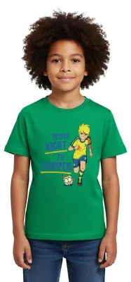 Produktbild von Spreadshirt Teufelskicker Heute Nicht Zu Stoppen Kinder T-Shirt, 98/104 (3-4 Jahre), Kelly Green