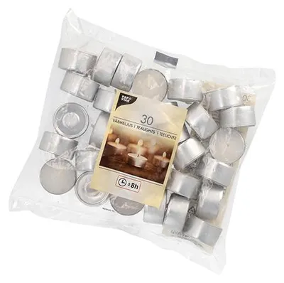 Produktbild von 450 Teelichter mit langer Brenndauer 8 h Ø 39 mm · 22 mm weiss