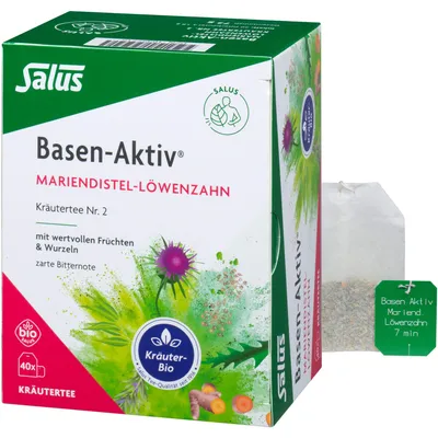 Produktbild von Salus Basen-Aktiv Mariendistel-Löwenzahn Kräutertee Nr. 2  40 St