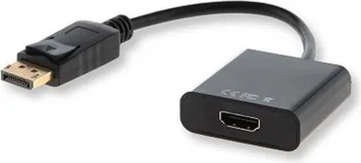 Image de Savio CL-55/B Adapter Display Port do HDMI 0.2 m DisplayPort