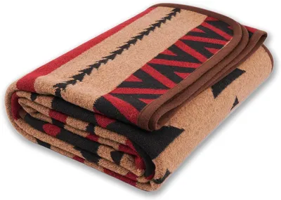 Produktbild von Omgoods – Wollende Decke – Superweich und warm, 160 x 220 cm (Flammenbraun)