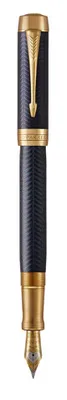 Produktbild von Parker Duofold, Blau, Kartuschenfüllsystem, Blau, Gold, Gold/Rhodium, Medium