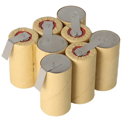Produktbild von Zestaw akumulatorów do samodzielnej instalacji dla akumulatora Würth Master SD 9.6 0700 980 213 NiMH 2.0Ah, wymiary 78x62x43mm