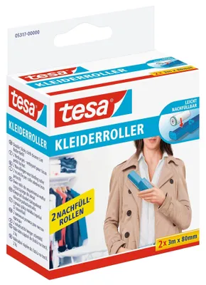 Produktbild von 9x tesa 5317 Kleiderroller, 2 Refills | 1 Stück