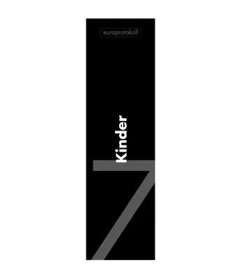 Produktbild von europrotokoll Rückenschild 'Kinder' für DIN A4 Ordner, beschriftetes Einsteckschild im Format 53 x 186 mm, passend für 8 cm Ordner mit Einstecktaschen