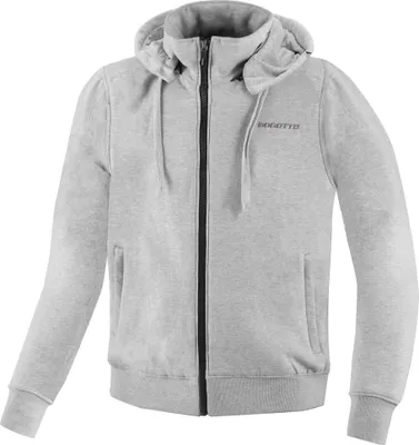 Image de Sweat à capuche zippé Bogotto R-Ace Motorrad, gris, 4XL