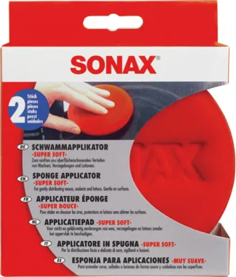 Produktbild von Sonax Super Soft, Auto, Pad, Rot, Maschinenwäsche, 2 Stück(e)