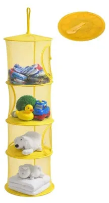Image de Organisateur de jouets suspendu avec 4 compartiments
