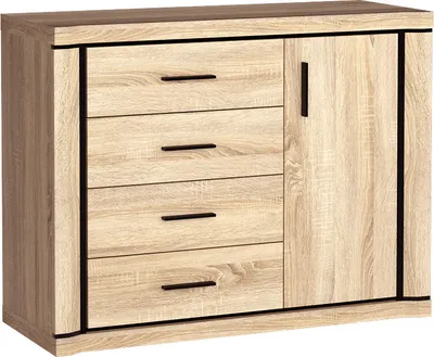 Produktbild von MINIO Kommode DALLAS 3 Sonoma-Eiche