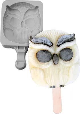 Produktbild von Eule Silikonform für Eis am Stiel