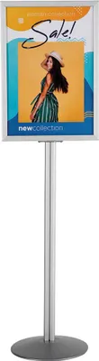 Produktbild von update displays Infoständer SIGN silber DIN A1