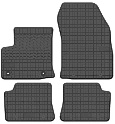 Image de Tapis de sol en caoutchouc pour Opel E-Corsa F 2019- (hayon) – 4 pièces, noirs, sur mesure