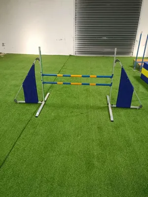 Produktbild von Agility Profi Jump Double - 2 Latten - höhenverstellbar - Hundetraining Sport und Wettkampf - Agility und Agility Hund - Outdoor Agility Equipment