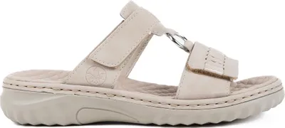 Immagine prodotto di Rieker scarpe da donna sandali comodi muli beige tempo libero, numero di scarpe: 42 EU