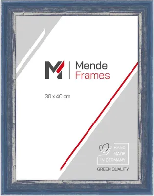 Produktbild von MendeFrames H640 Bilderrahmen Shabby-Chic blau 50x65 cm