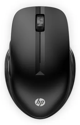 Produktbild von HP 430 - Maus - für mehrere Geräte - ergonomisch - rechts- und linkshändig - 5 Tasten - kabellos - 2.4 GHz, Bluetooth 5.0 - kabelloser Empfänger (USB) - Jet Black - für HP 21, 22, 24, 27, Laptop 14, 15, 17, Pavilion 24, 27, 32, TP01, Pavilion Laptop 15