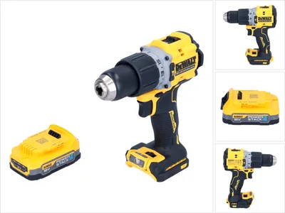 Obrázek produktu pro Akumulátorová příklepová vrtačka DeWalt DCD 805 N 18 V 90 Nm bez kartáčů + 1x akumulátor 1,7 Ah - bez nabíječky