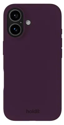 Productafbeelding van Holdit Silicone Case voor de Apple iPhone 16 - Deep Plum