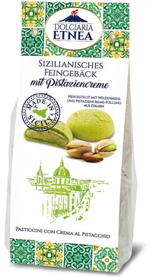 Produktbild von Dolciaria Etnea Sizilianisches Feingebäck mit Pistaziencreme 100g