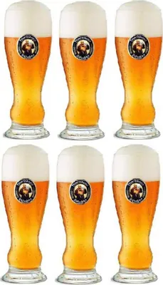 Produktbild von Franziskaner Weizen Biergläser 330 ml - 6 Stück