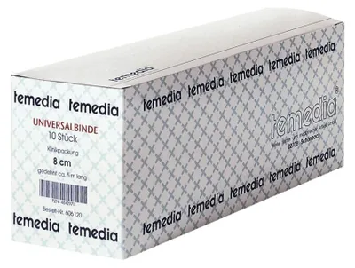 Produktbild von Holthaus Temedia Universalbinde, Klinikpackung 8 cm x 5 m - 10 Binden | Packung (10 Stück)