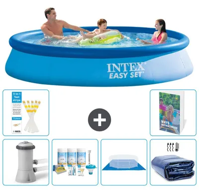 Zdjęcie produktu dla Basen Easy Set okrągły – 366 x 76 cm – 7 elementów  S289