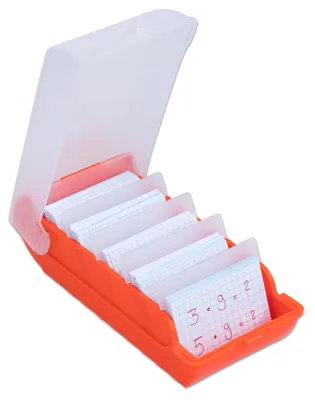 Produktbild von Betzold Karteikasten, Farbe: orange, Ausführung: mit Kärtchen