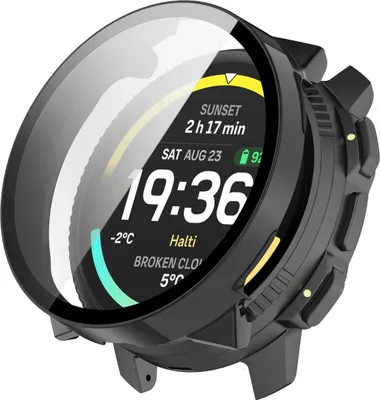 Image de INF Coque de Protection pour Suunto Vertical 2, PC et Verre Trempé Le noir