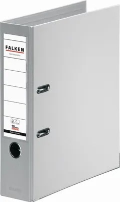 Produktbild von Ordner Chromocolor A4 PP 80mm grau Packung mit 10 Stück