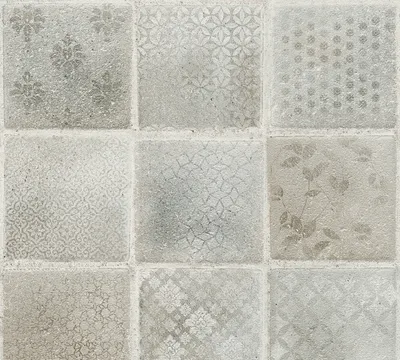 Produktbild von A.S. Création Fliesentapete Neue Bude 2.0 Edition 2 Ella Vliestapete beige grau blau 10,05 m x 0,53 m