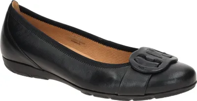 Produktbild von Gabor 64.163 Ballerinas - Damen Halbschuhe - Slipper schwarz Elegant NEU