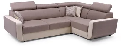 Produktbild von Masseno Ecksofa MIRA mit Schlaffunktion L-Form, Sofa mit Bettkasten, Wohnzimmersofa, Couch, Soffa, Bettsofa, Couchgarnitur- Braun, INARI 23+MADRYT 912