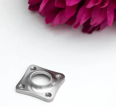 Produktbild von Rosette für Türklinke(einzeln) - zeitloses Design | Nickel matt