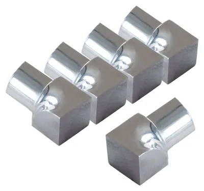 Produktbild von Dalsys 5x Inneneck für Fliesenschiene 8mm Viertelkreisprofil Edelstahl Poliert, Fliesenprofil